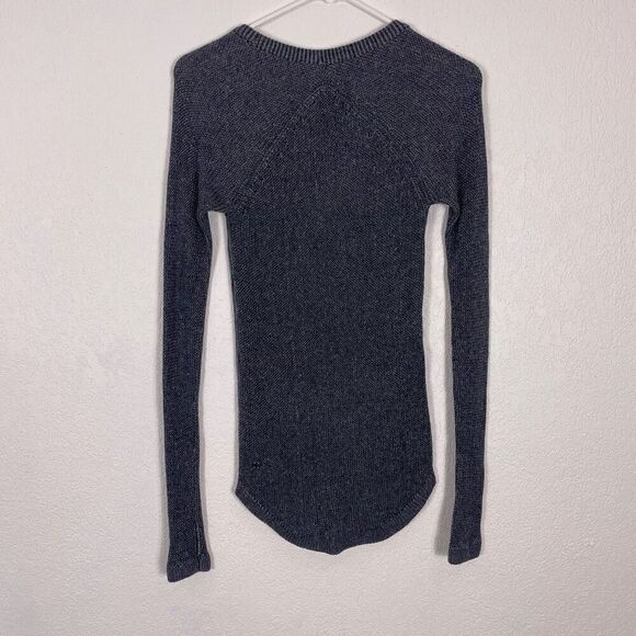 Lululemon Blue & White Patterned Crewneck Pullover Sweater - Picture 2 of 6